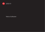 la notice du Leica X1