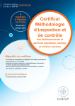 Certificat M&eacute;thodologie d`inspection et de contr&ocirc;le
