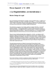 &laquo; La fragmentation, ce monstrueux &raquo;