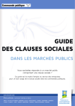 GUIDE DES CLAUSES SOCIALES