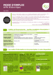 MODE D`EMPLOI - AFPA Rh&ocirc;ne