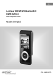 Lecteur MP4/FM Bluetooth® DMP-320.bt Mode d`emploi