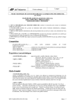 Composition Propri&eacute;t&eacute;s et caract&eacute;ristiques Mode d`emploi