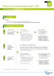 Aide pour une Complémentaire Santé – ACS (Tous - SESAM