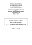 Les r&egrave;gles d`&eacute;criture