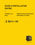 GUIDE D`INSTALLATION RAPIDE —