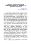 Th&eacute;orie de l`Univers chez les Latins - Universit&eacute; Paris