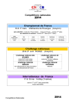 2014 2014 Challenge nationaux Internationaux de France