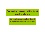 Le soutien au proches durant la maladie
