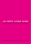 "Le petit livre rose" - de la Plate-forme Prévention Sida
