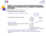 FRANCE : UN NOUVEAU CADRE REGLEMENTAIRE POUR