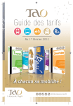 Guide des tarifs - Bougeons autrement 2014