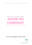 Guide du candidat à un recrutement par la voie contractuelle