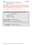 Produit HUG : Calciumgluconat amp 1gr=10ml