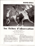 les fiches d`observation