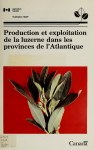 Production et exploitation de la luzerne dans les provinces de l