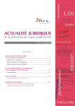 numéro de mars 2015 du bulletin d`actualité juridique1