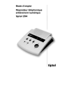 tiptel 204 - Accueil Objectif telecom
