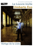 Le Louvre invite Umberto Eco, "Vertige de la Liste" (Tiré à part, pdf)