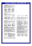 Guide d`utilisation 3358/3368/3798