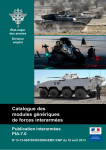 Catalogue des modules g&eacute;n&eacute;riques de forces interarm&eacute;es