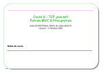 Cours 6 : TCP java.net Patron MVC & Procuration