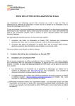 ENVOI DES LETTRES DE RECLAMATION PAR E-MAIL
