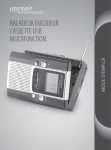 BALADEUR ENCODEUR CASSETTE USB MULTIFONCTION