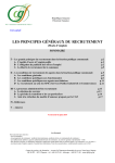 LES PRINCIPES G&Eacute;N&Eacute;RAUX DU RECRUTEMENT