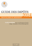 Guide des impôts frontaliers ou résidents (2014)