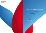 Installer Swisscom TV