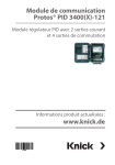 Mode d`emploi Module de communication Protos PID 3400(X
