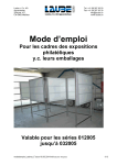 Mode d`emploi pour les cadres des expositions philat&eacute;liques