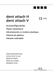 dent attach Kunststoffgeschiebe