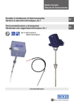 Sondes à résistance et thermocouples Version à sécurité