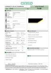 COURROIES PLATES DE TRANSMISSION FICHE TECHNIQUE