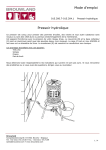 Pressoir hydrolique Mode d`emploi