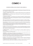 CONDITIONS GÉNÉRALES DE LIVRAISON COMEC BINDER S.r.l.