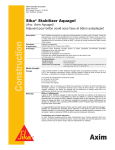 Sika® Stabilizer Aquagel