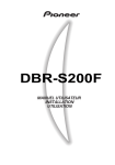 DBR-S200F - Pioneer Europe - Service and Parts Supply website