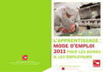 l`apprentissage : mode d`emploi