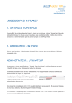 mode d`emploi intranet 1. editer les contenus 2