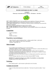 Composition Propri&eacute;t&eacute;s et caract&eacute;ristiques Mode d`emploi