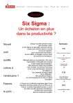 qu`est ce que le six sigma