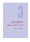 Politique et strat&eacute;gie RH