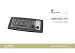 DMX-Master 3-FX contrôleur DMX notice d`utilisation