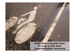 Petit mode d`emploi pour circuler &agrave; v&eacute;lo dans l`agglom&eacute;ration