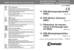 PIR-Bewegungsmelder 9822