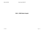 9013 / Z000 Mode d`emploi