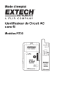 Mode d`emploi Identificateur de Circuit AC sans fil